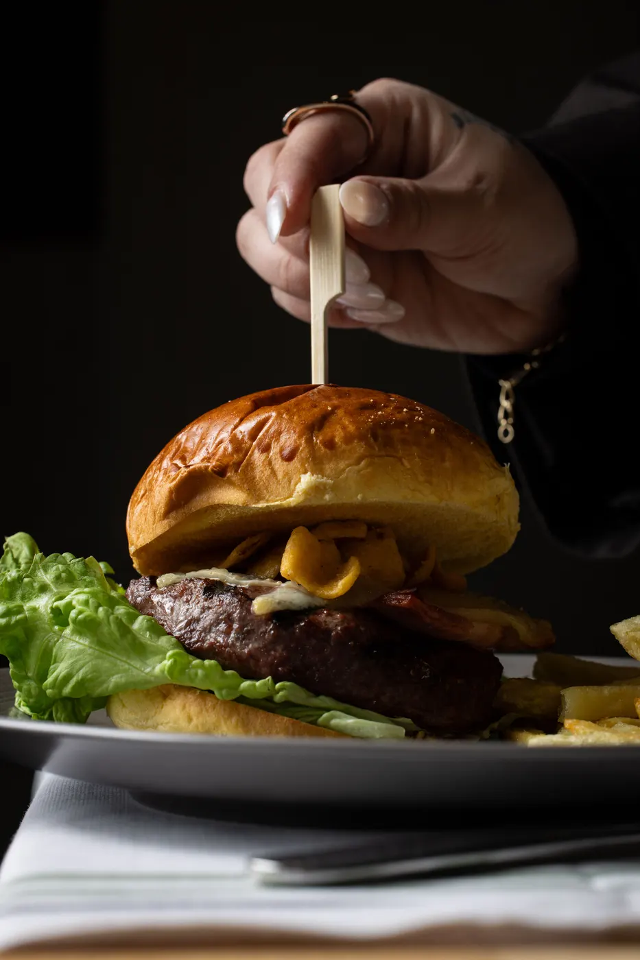 Hamburguesa de la casa